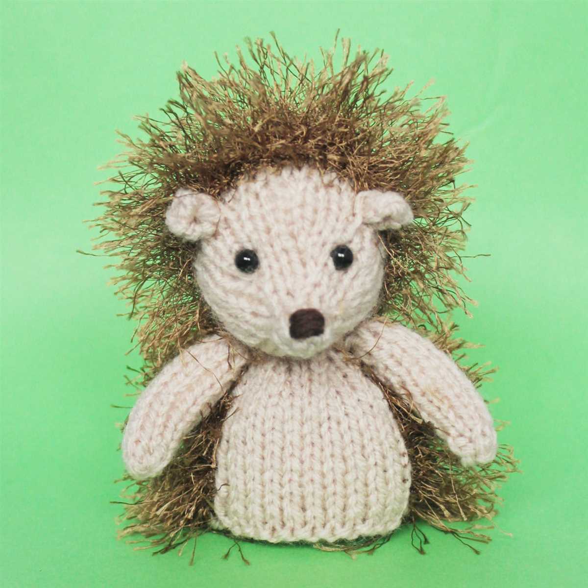 Easy hedgehog knitting pattern