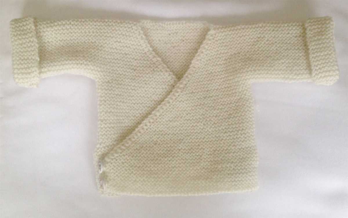 Easy kimono knitting pattern