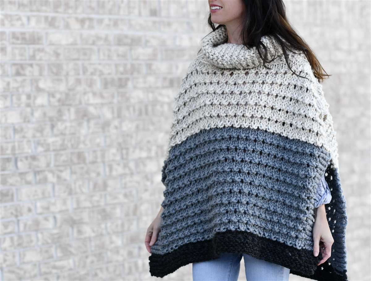 Easy knit cape pattern