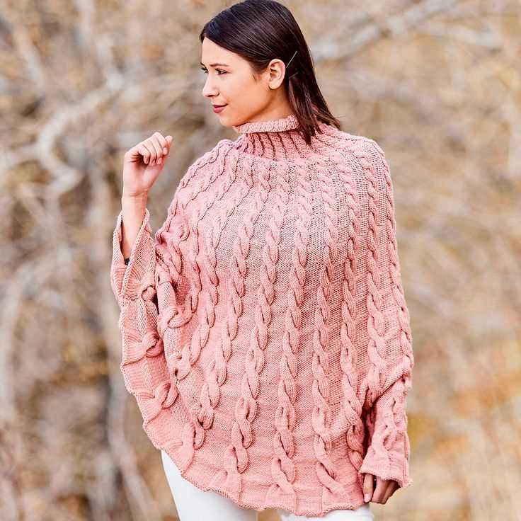 Easy knit cape pattern