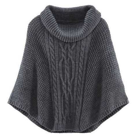 Easy knit cape pattern