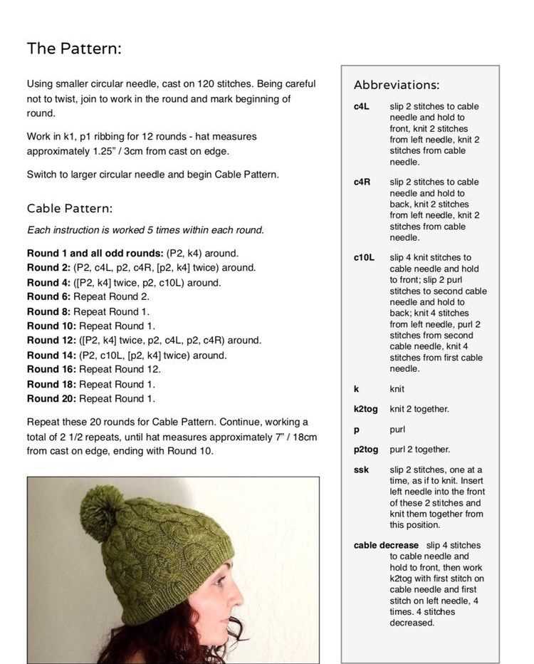 Easy knit hat patterns on circular needles