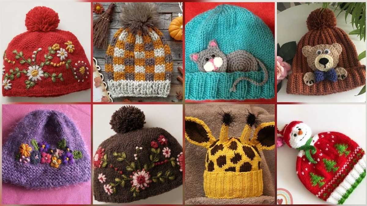 Easy knit hats free patterns