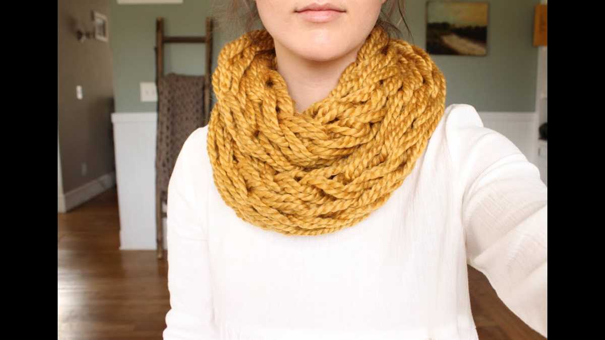 Easy knit scarf pattern bulky yarn