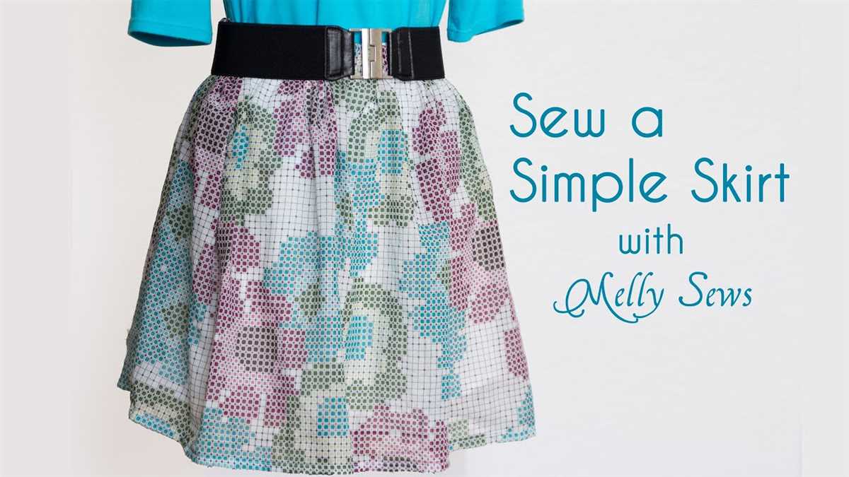 Easy knit skirt pattern free