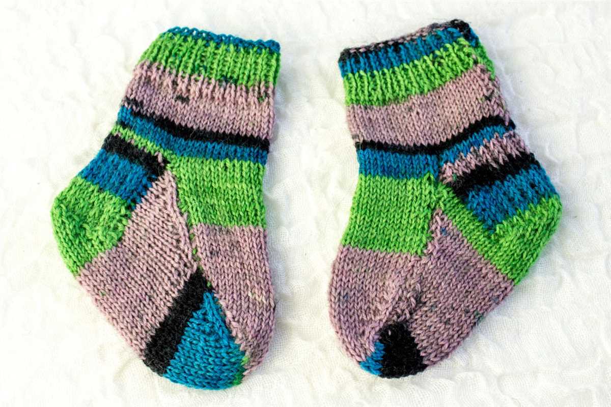 Easy knitted sock pattern