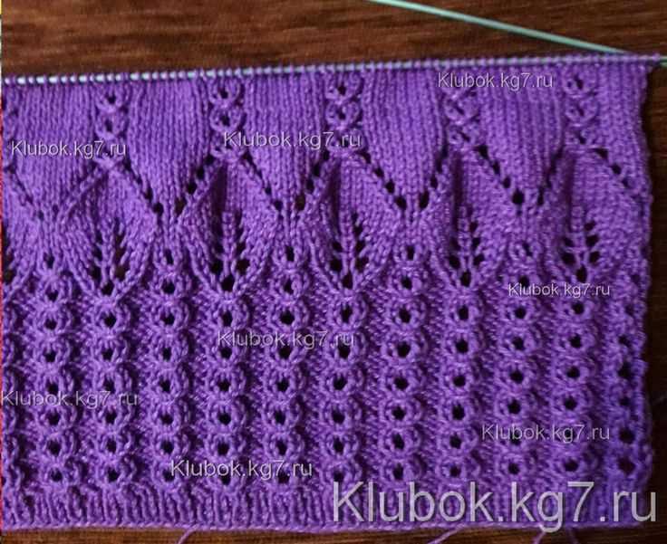 Easy knitting lace pattern