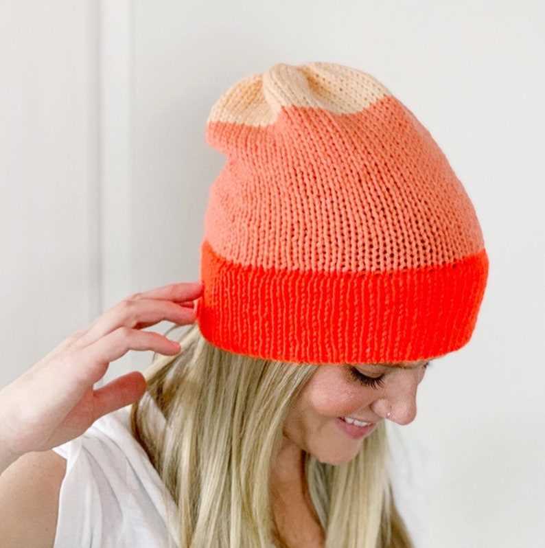 Easy knitting pattern for beanie hat