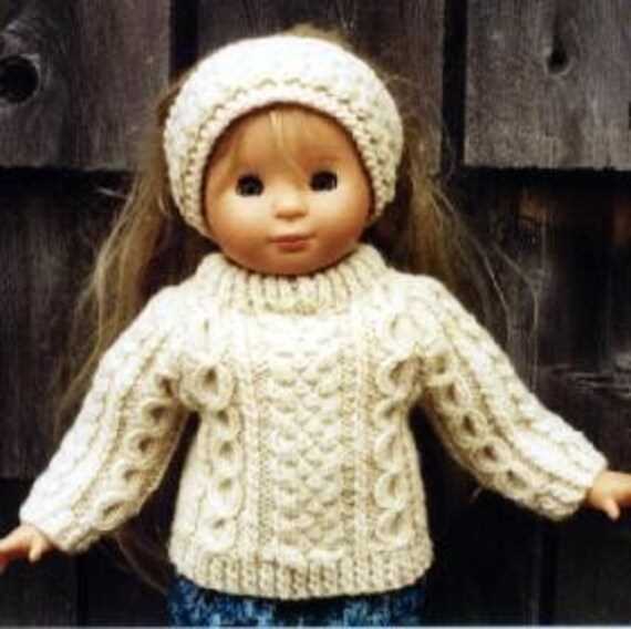 Easy knitting patterns for 12 15 inch dolls free