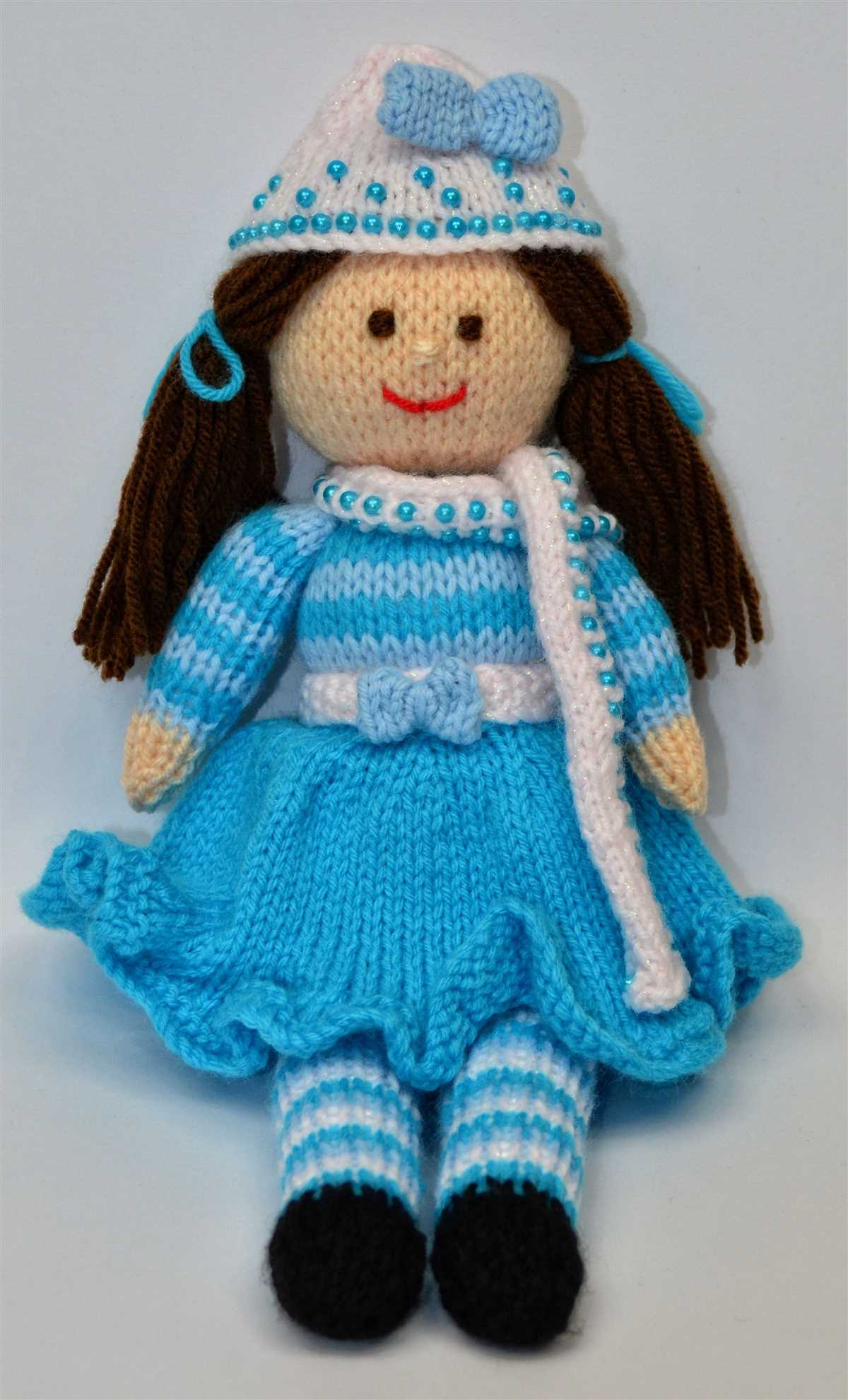 Easy rag doll knitting pattern