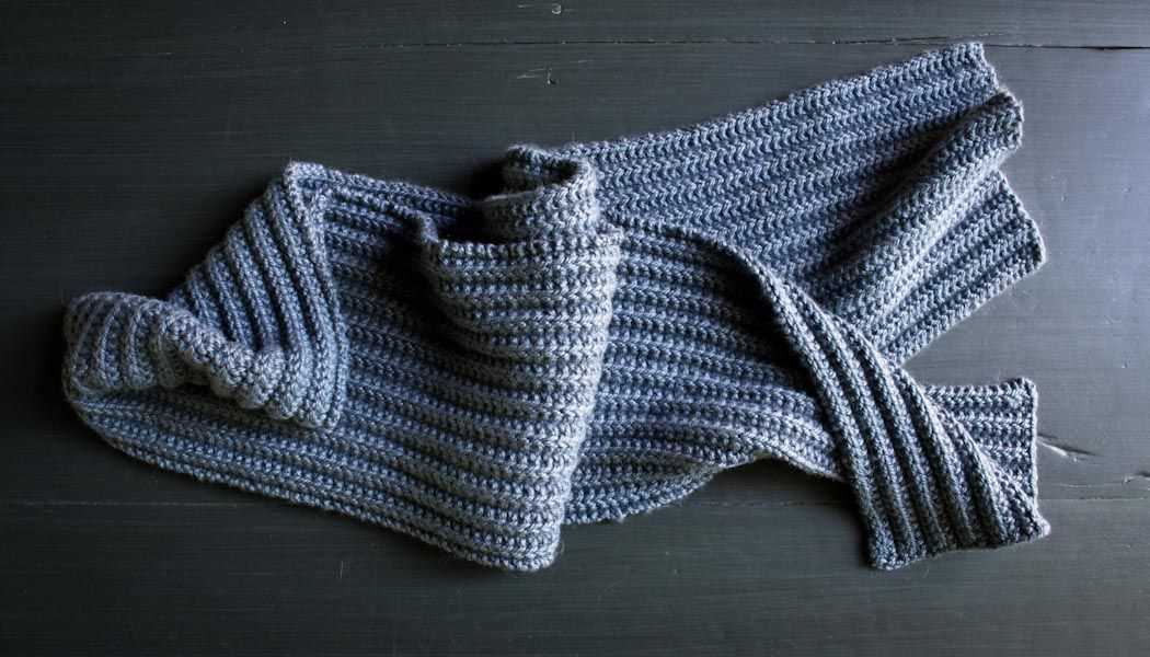 Easy cable scarf knitting pattern