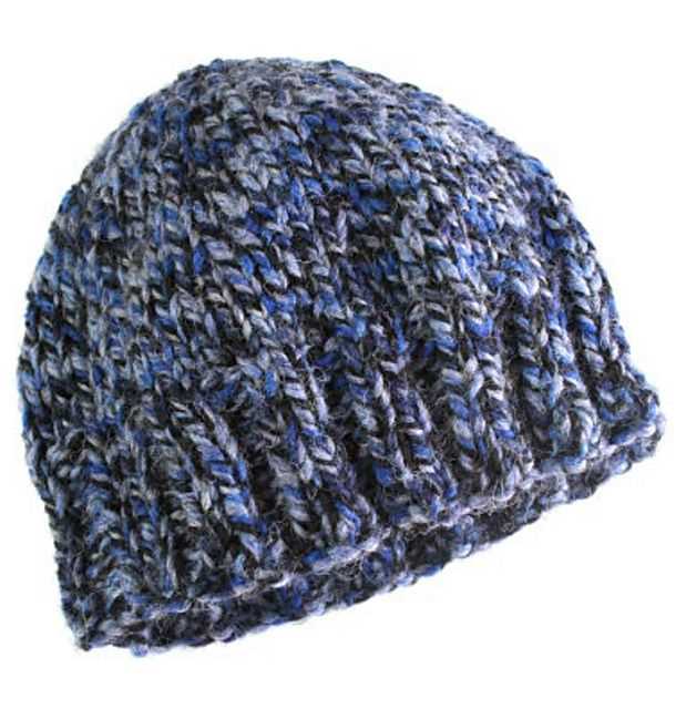 Easy flat knit hat pattern