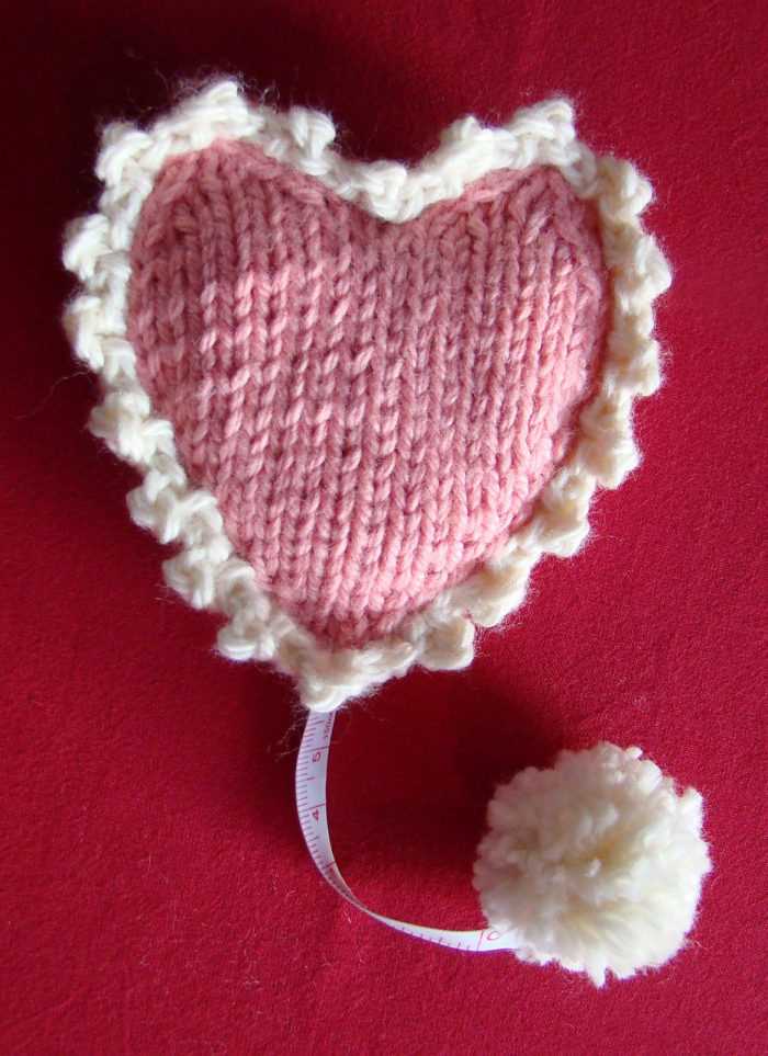 Easy heart knitting pattern free