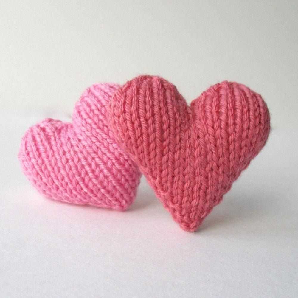 Easy heart knitting pattern free