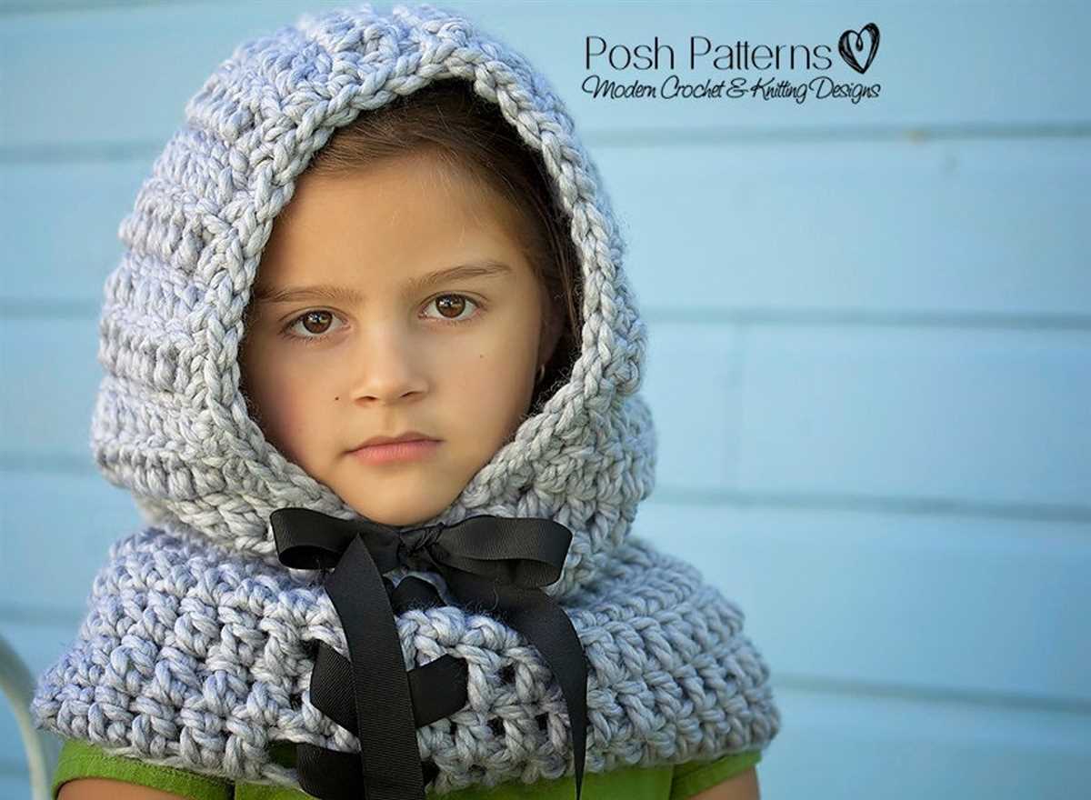 Easy hooded scarf free knitting pattern