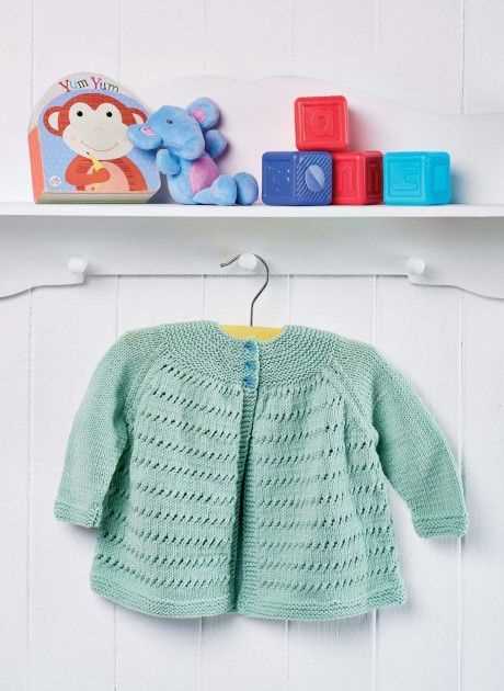 Easy knit baby sweater pattern free