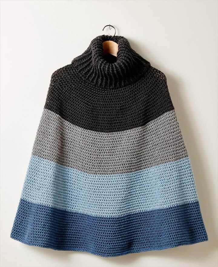 Easy knit cape pattern