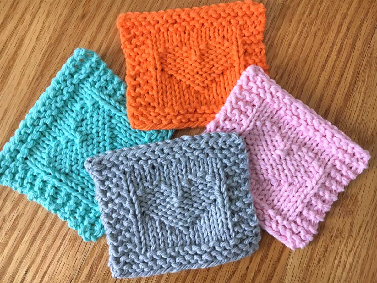 Easy knit scrubby pattern