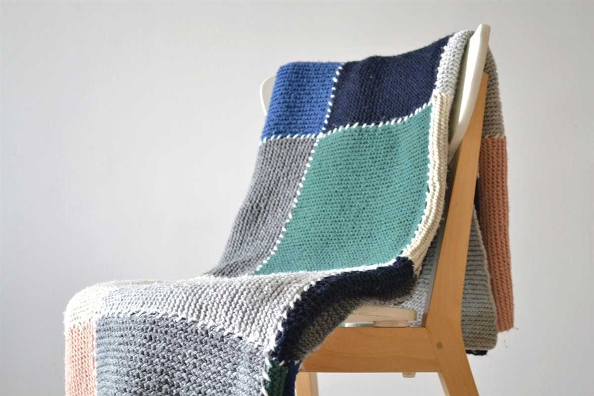 Easy knit throw pattern