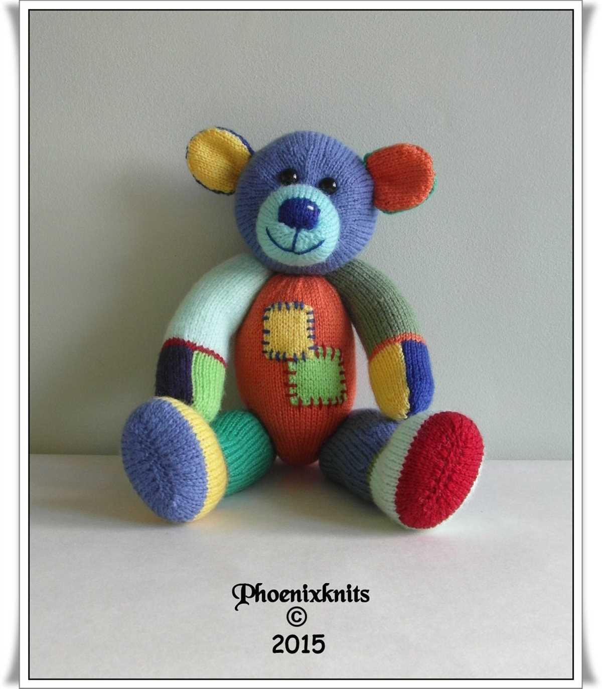 Easy knitted bear pattern