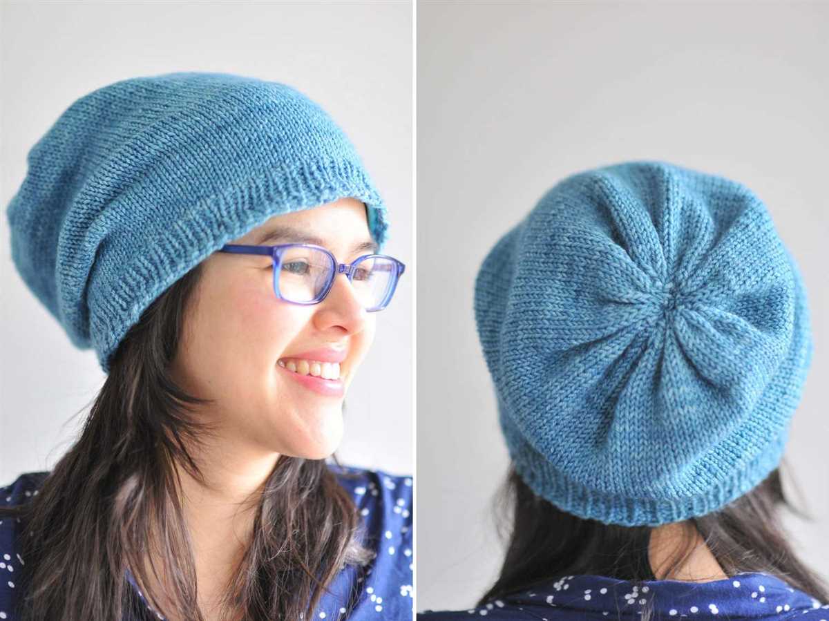 Easy knitted hat pattern for beginners