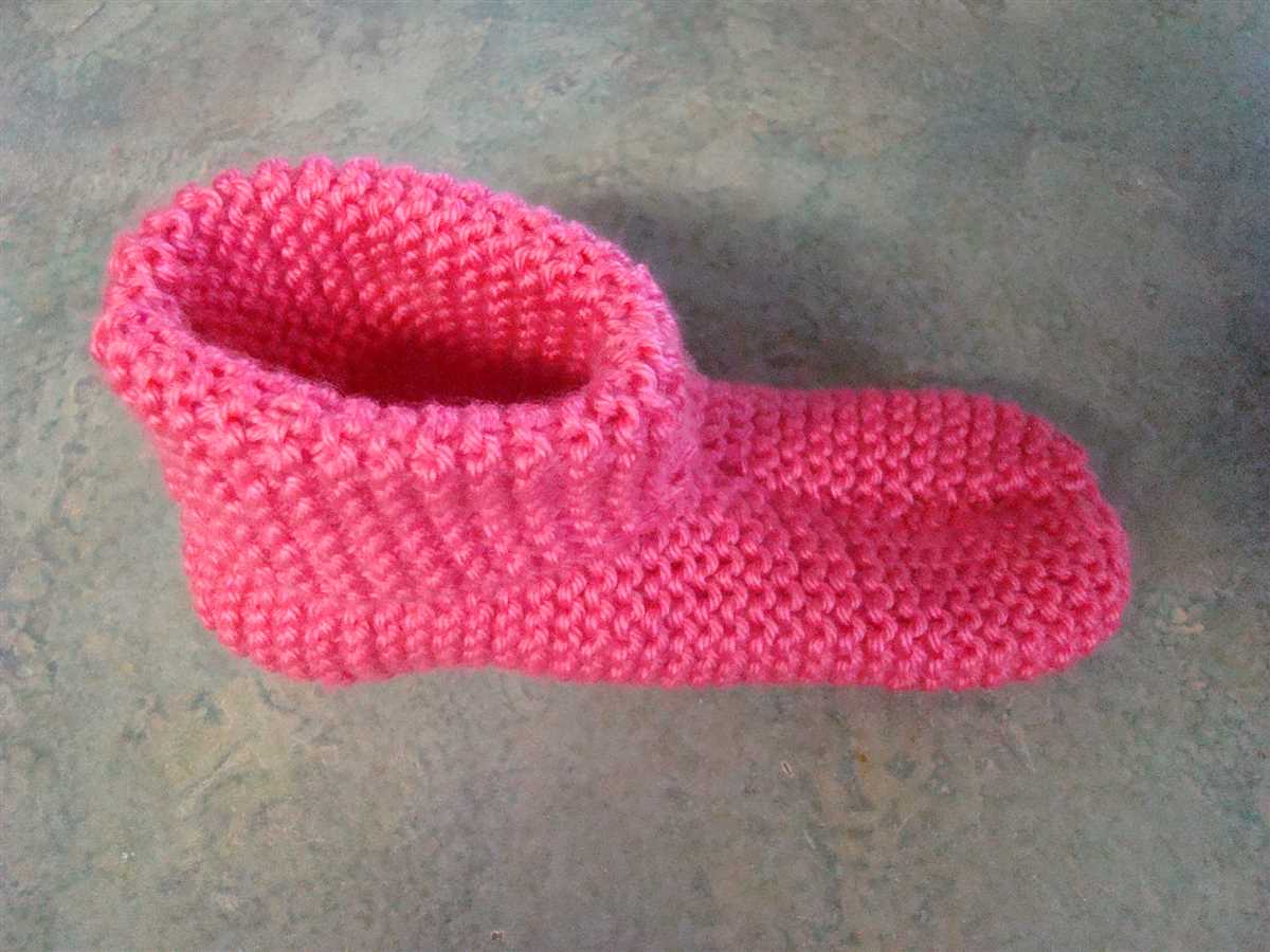 Easy knitted slipper patterns free