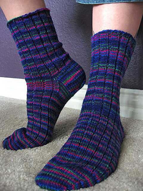 Easy knitted sock patterns for beginners