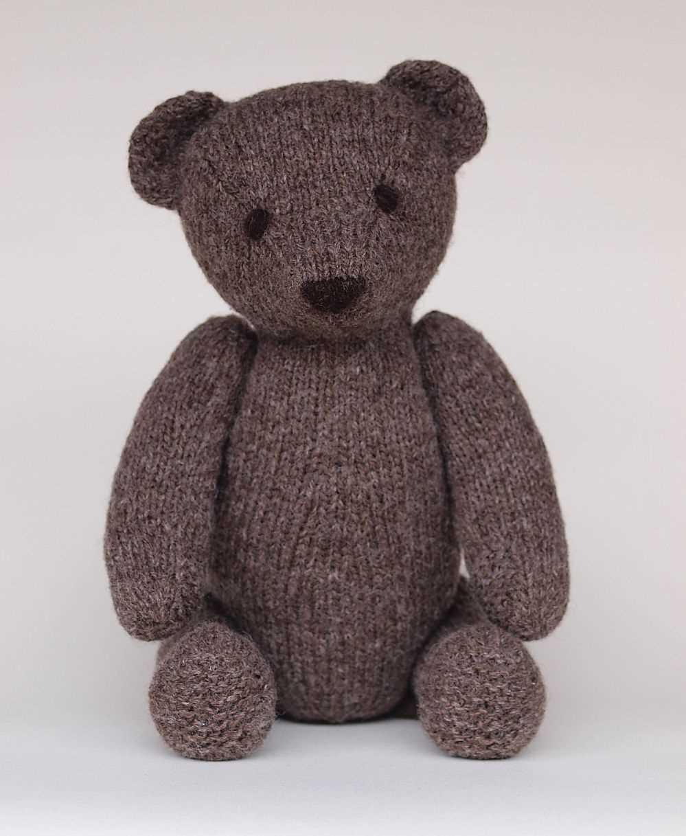 Easy knitted teddy bear pattern