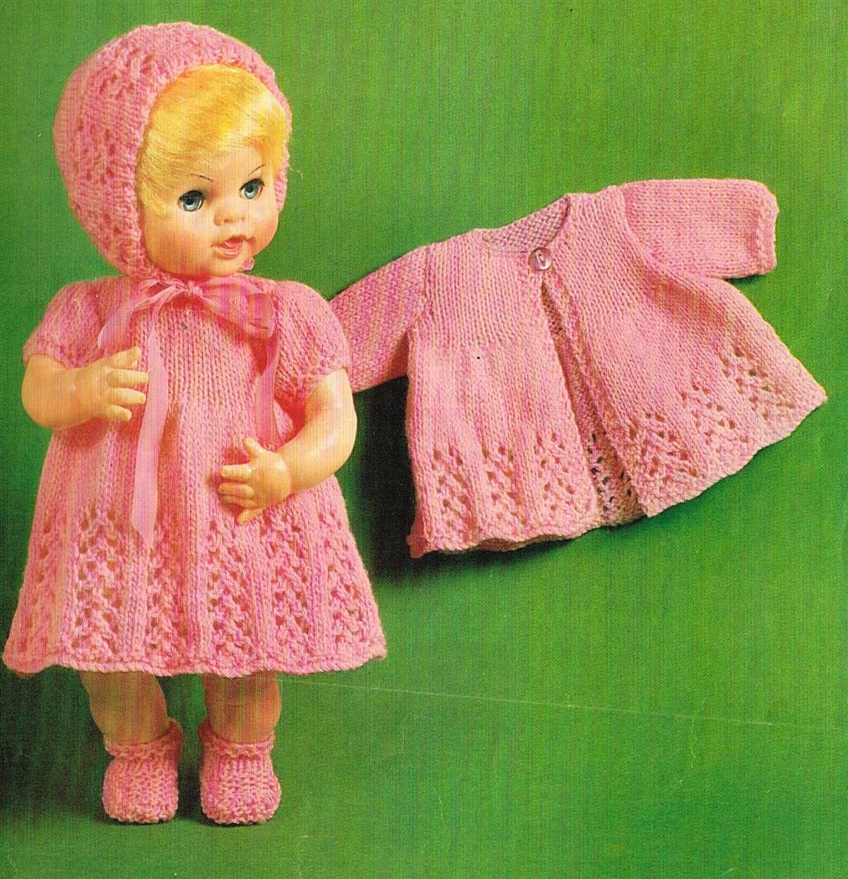 Easy knitting patterns for 12 15 inch dolls free