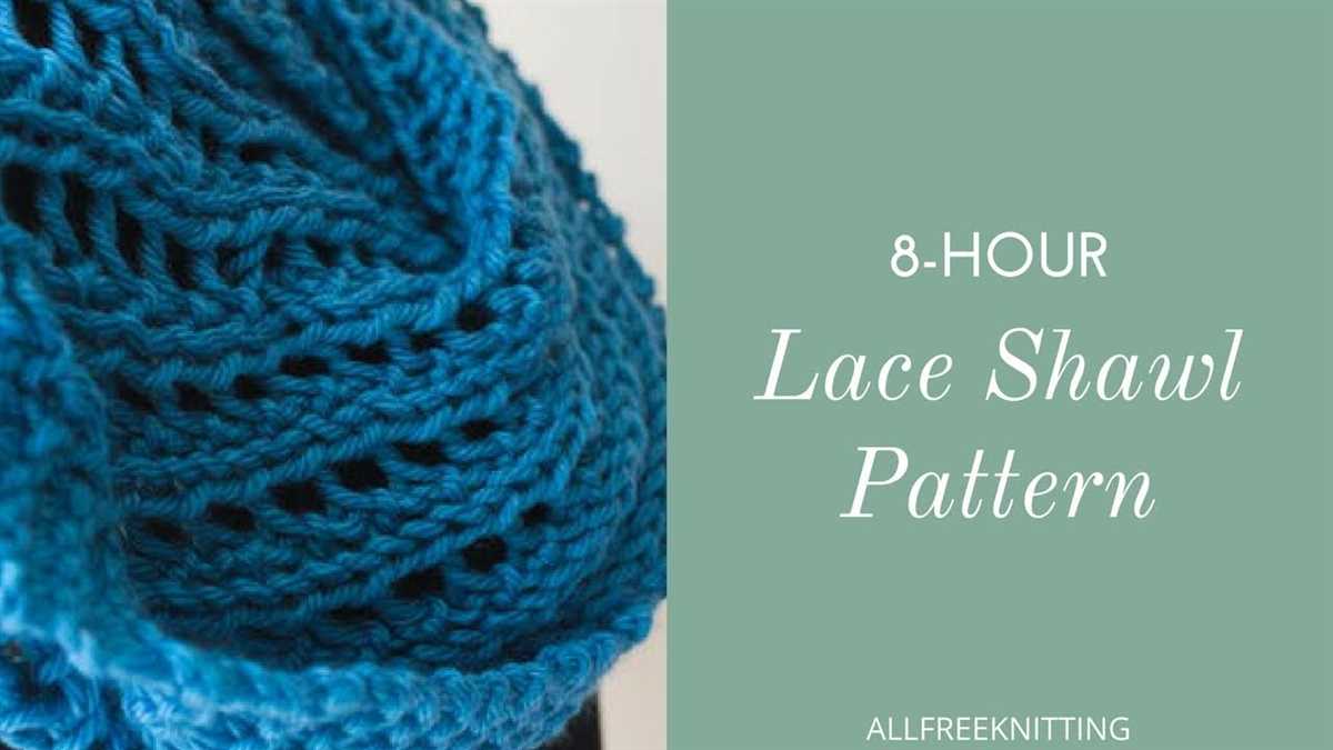 Easy prayer shawl knitting pattern