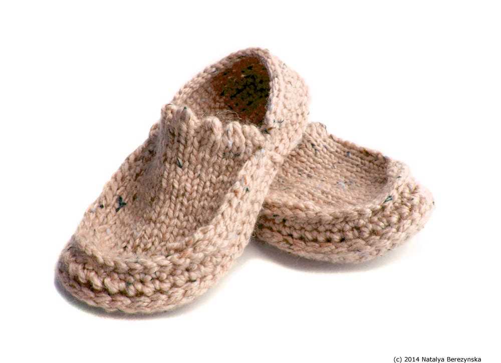 Easy slipper knitting pattern