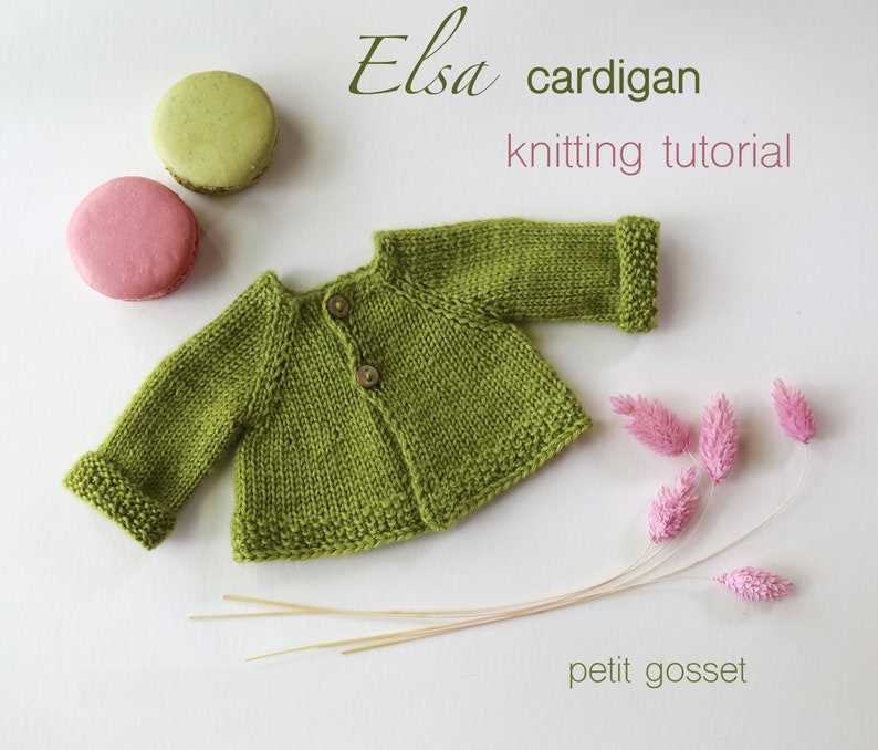 Elsa cardigan knitting pattern