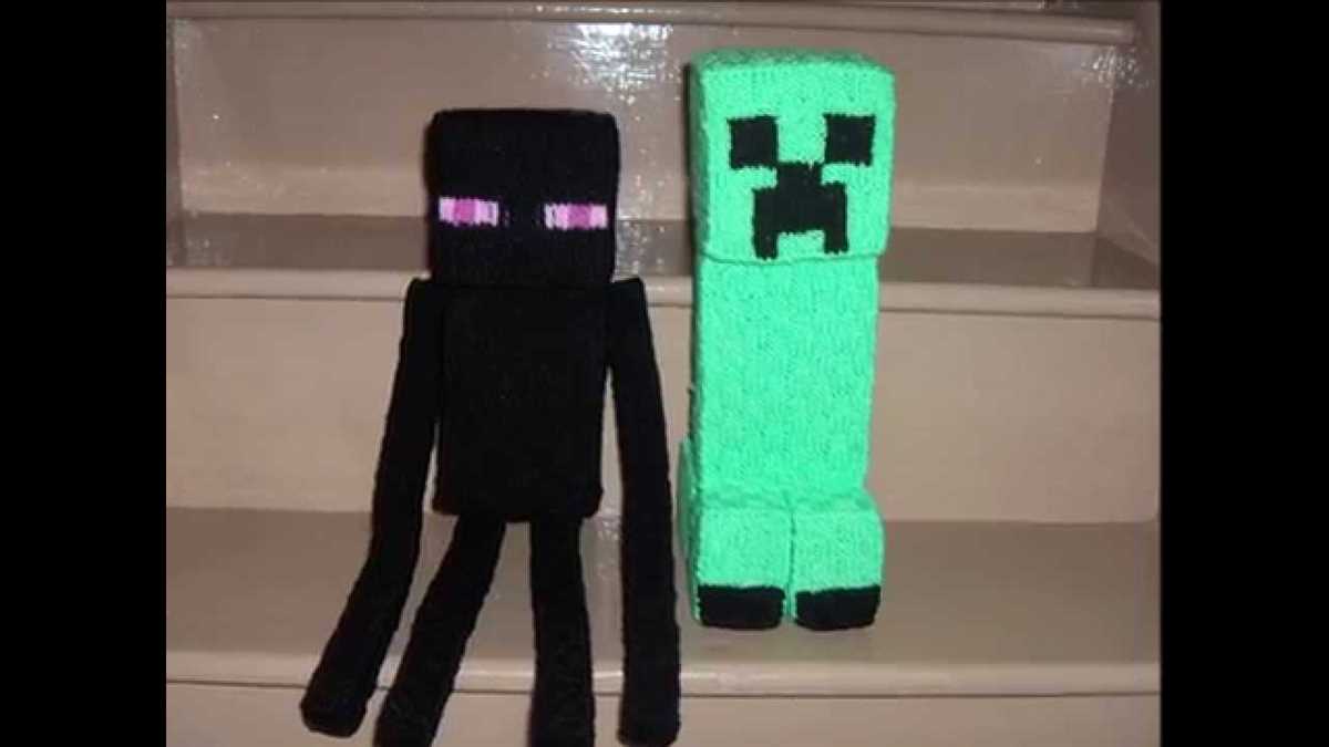 Enderman knitting pattern