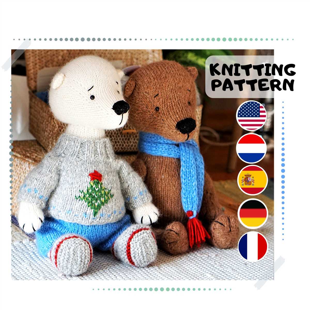 Etsy knitting patterns toys