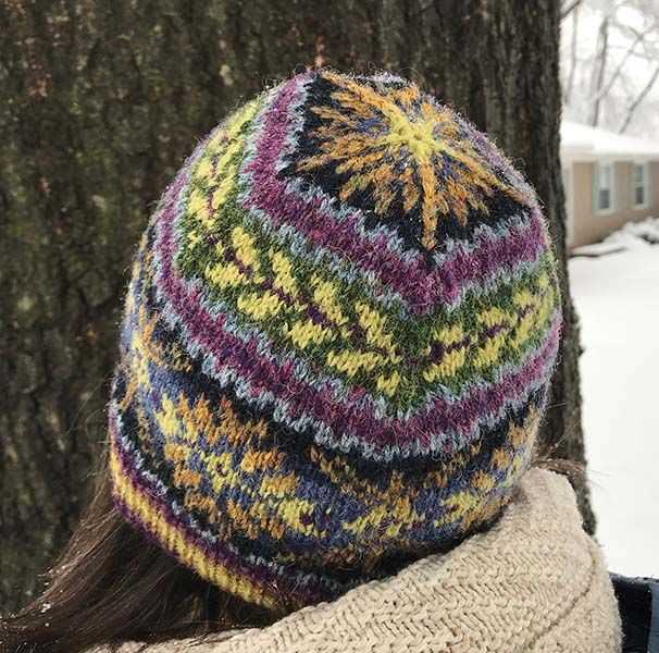 Fair isle beanie knitting pattern free