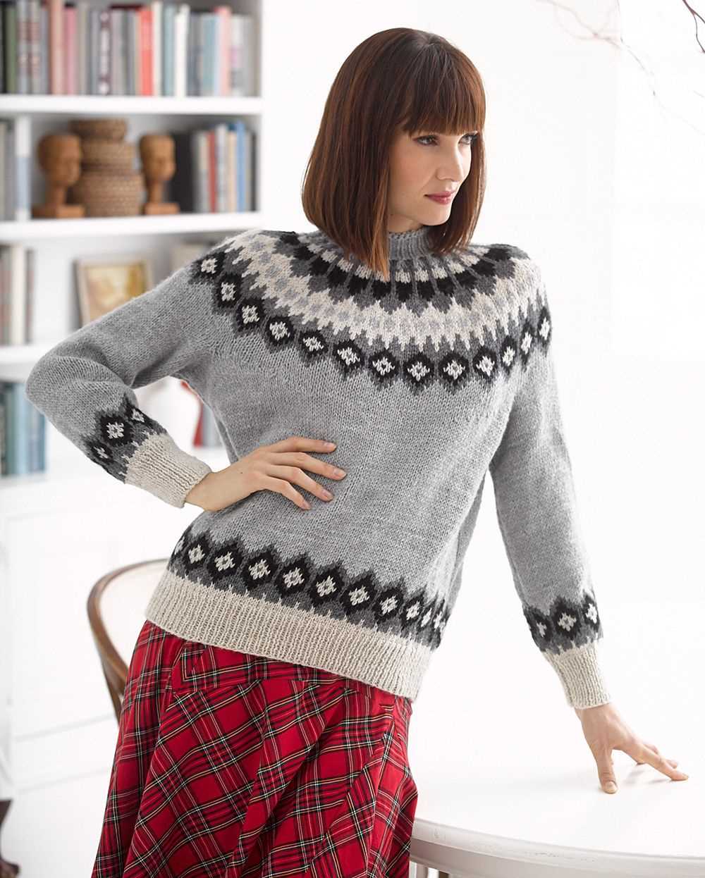 Fair isle jumper knitting pattern free