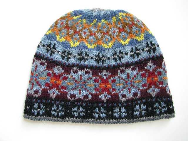 Fair isle knit hat pattern