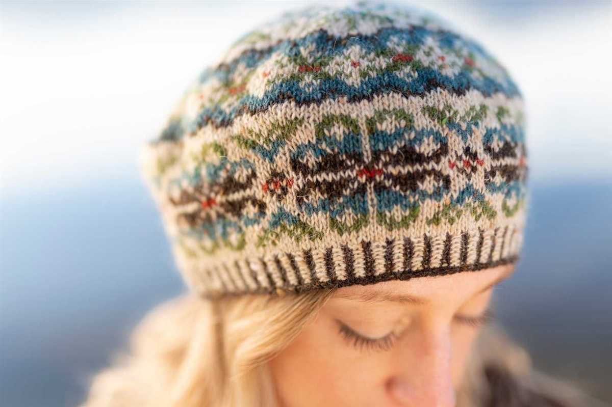 Fair isle knit hat pattern