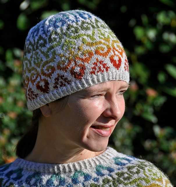 Fair isle beanie knitting pattern free