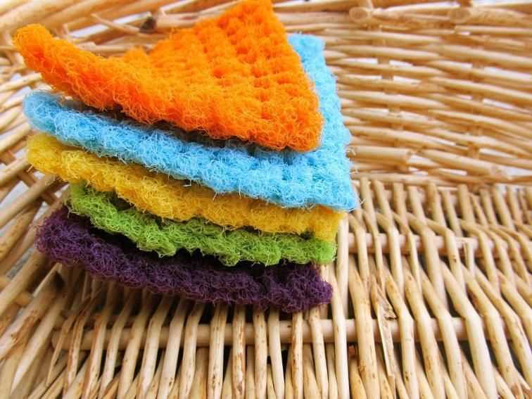 Felted knitted hot pad pattern