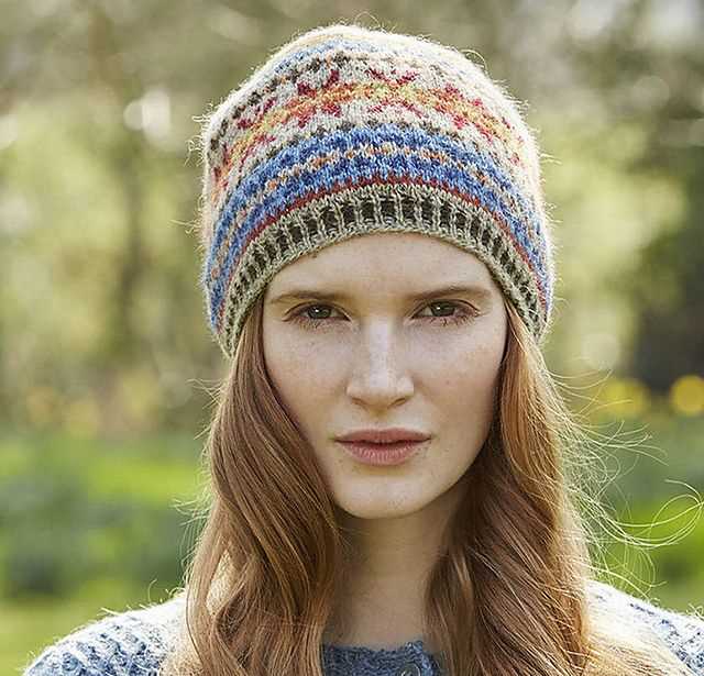 Felted knit hat pattern