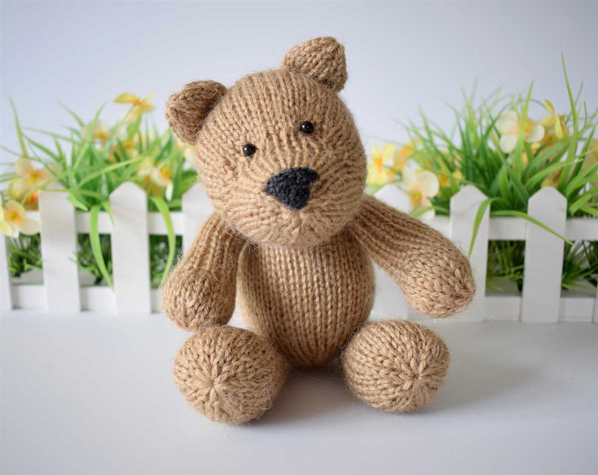 Fig bear knitting pattern