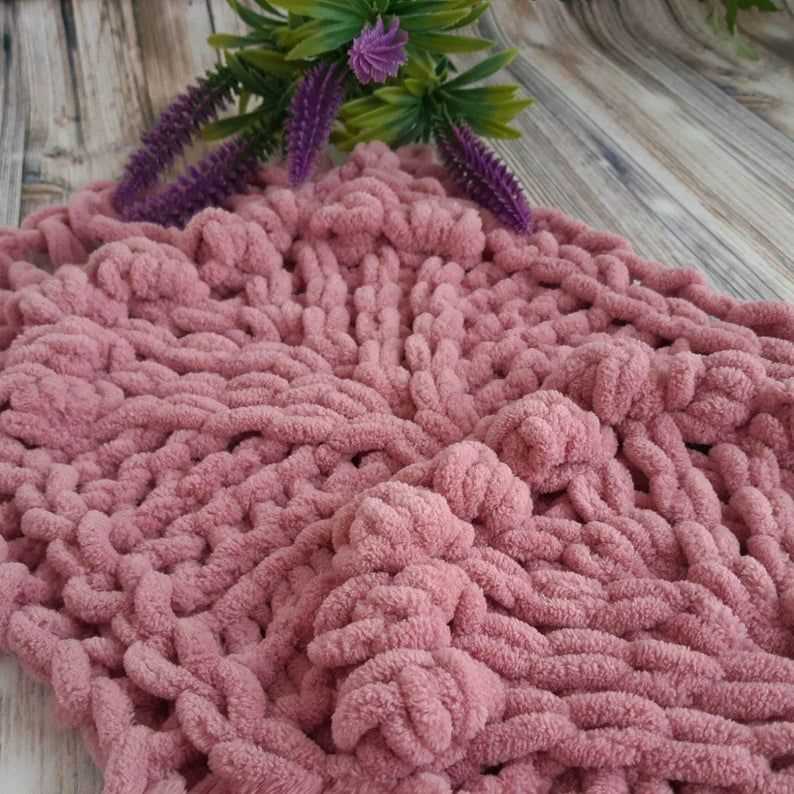 Finger knitting blanket patterns