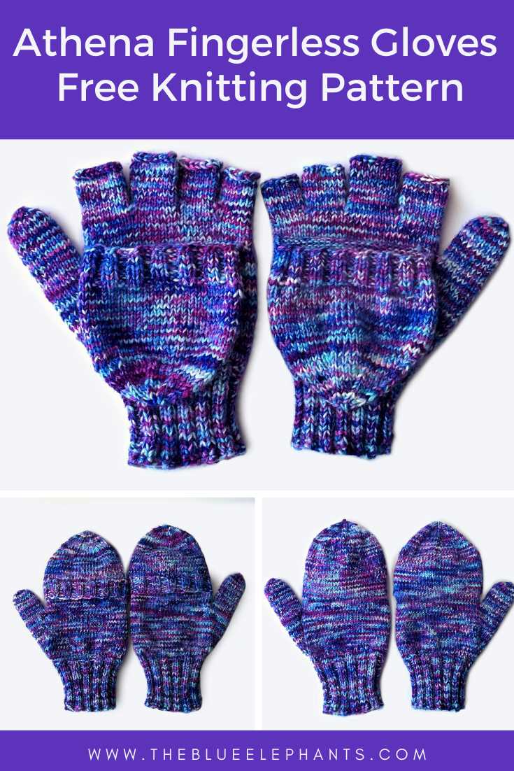 Fingerless glove pattern to knit