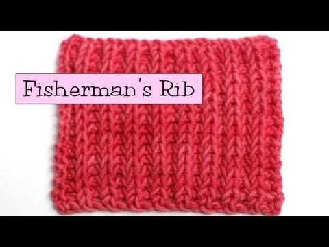 Fisherman's rib knitting pattern free