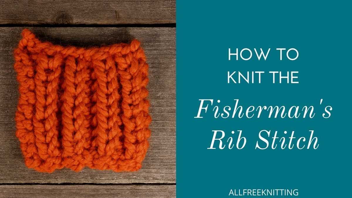 Fishermans knitting pattern