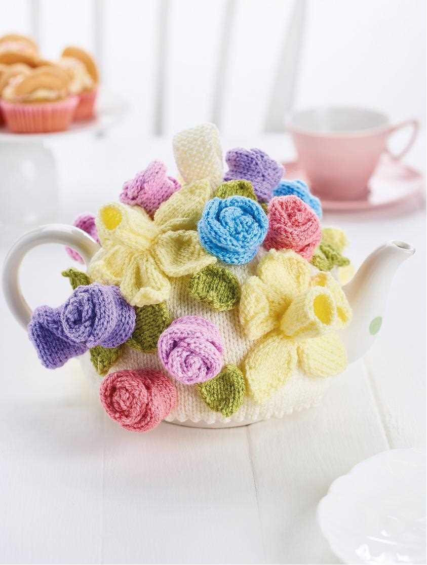 Flower pot knitting pattern