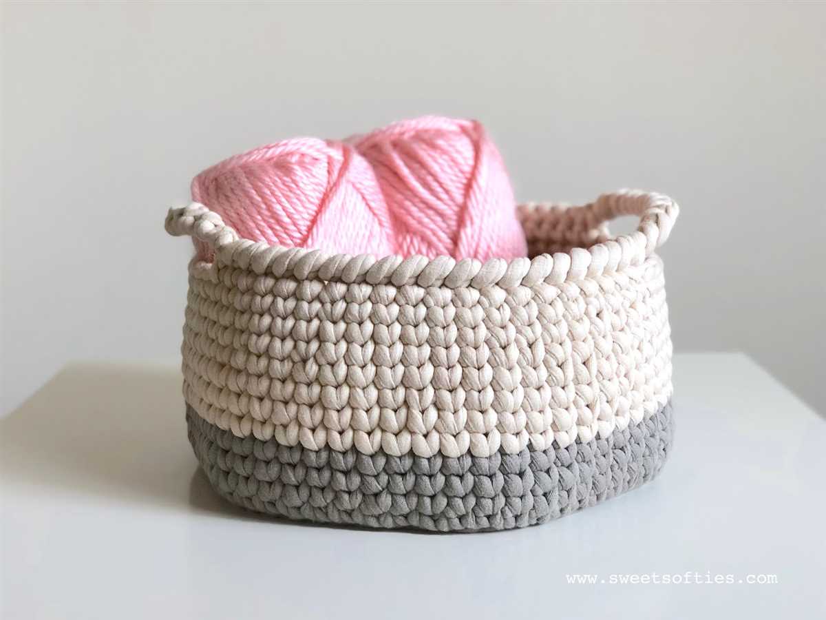 Folding knitting basket pattern