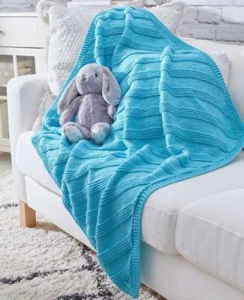 Free baby blanket patterns knit