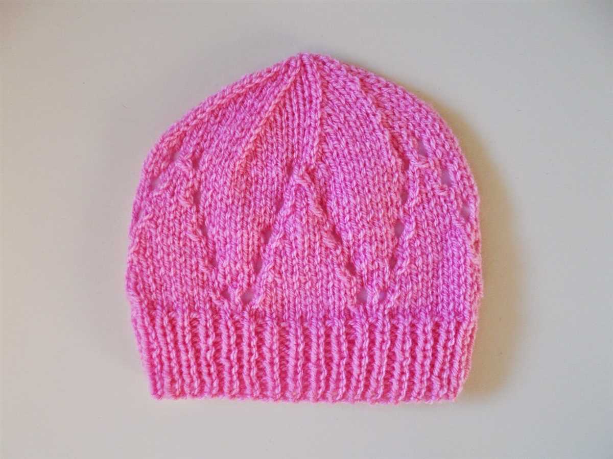 Free baby hat knit pattern